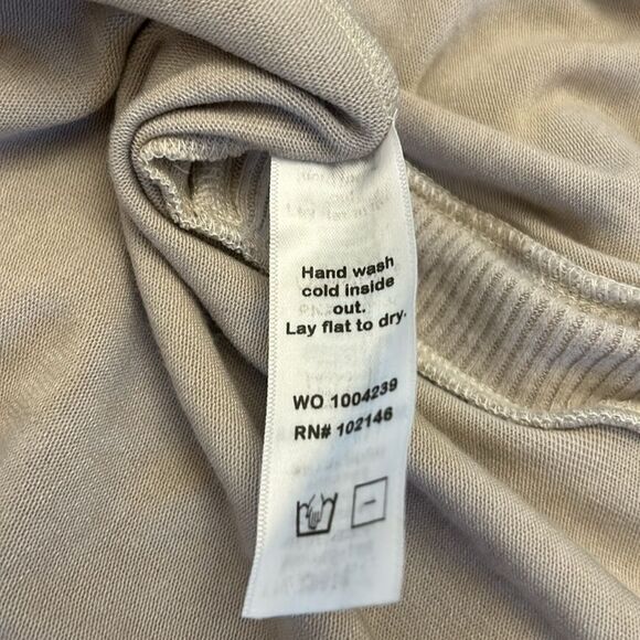 Michael Stars cream colored Anna side button tunic Size L New - Picture 12 of 12